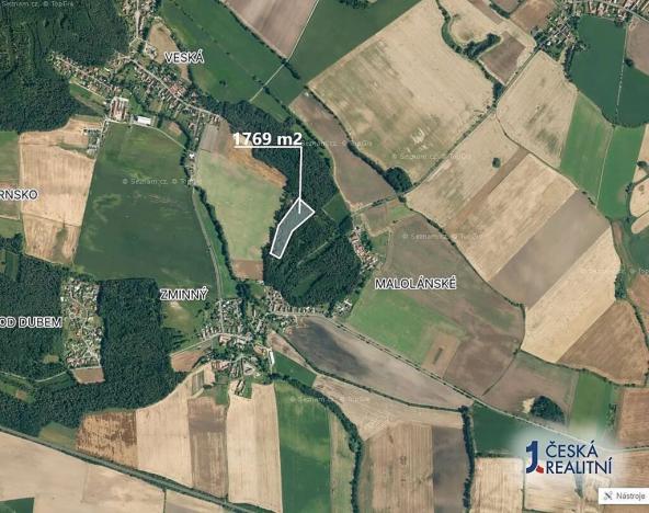 Prodej podílu zahrady, Lány u Dašic, 1768 m2