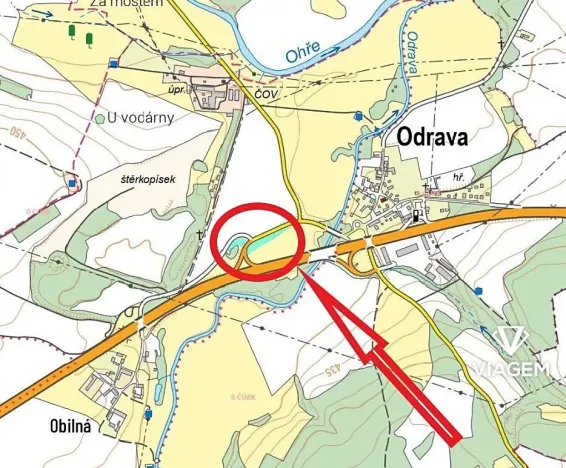 Prodej podílu pole, Odrava, 3753 m2