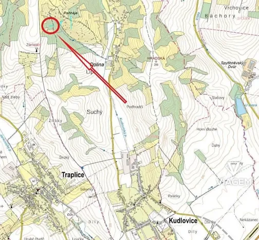 Prodej podílu pole, Kudlovice, 404 m2