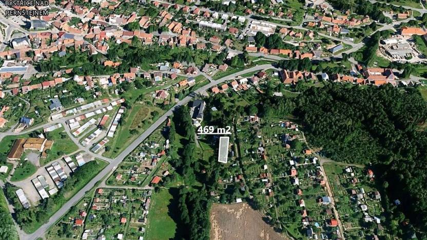 Prodej zahrady, Bystřice nad Pernštejnem, 469 m2