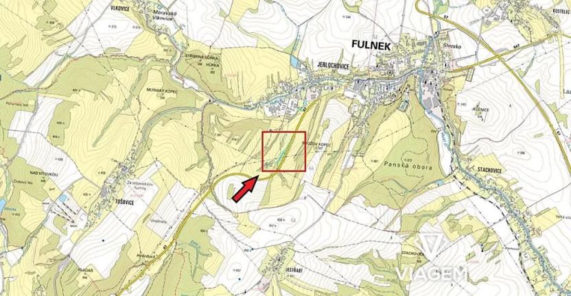 Prodej podílu pole, Fulnek, 1623 m2