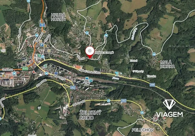 Prodej zahrady, Železný Brod, 967 m2