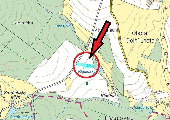 Prodej podílu pole, Načeradec, 247 m2