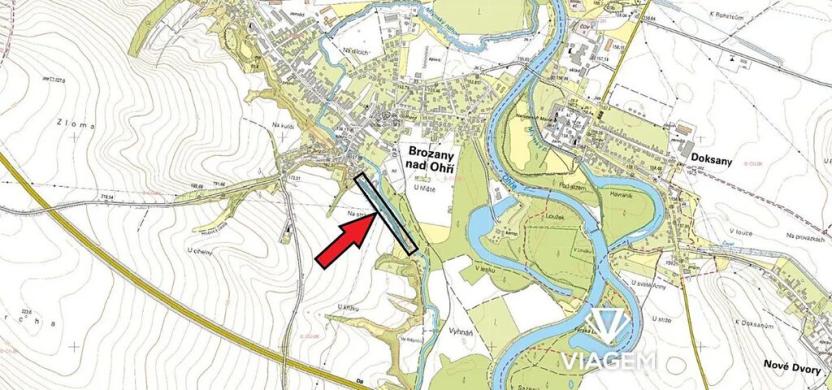Prodej lesa, Brozany nad Ohří, 8634 m2