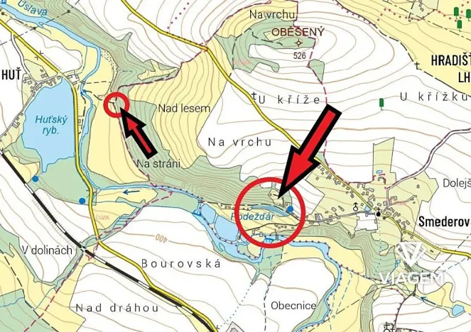 Prodej podílu zahrady, Ždírec, 1829 m2