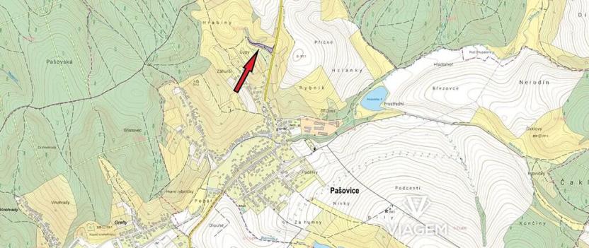 Prodej podílu zahrady, Pašovice, 521 m2