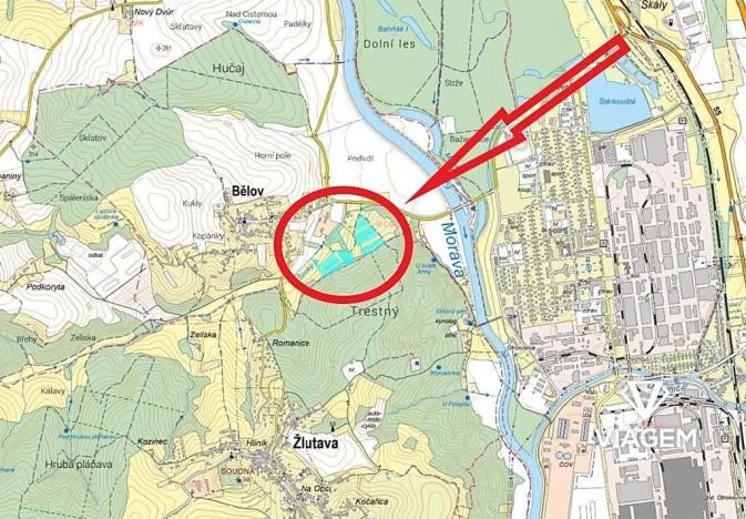 Prodej podílu pole, Bělov, 2501 m2