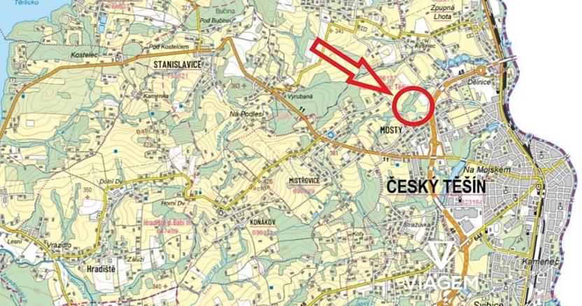 Prodej podílu pozemku, Český Těšín, 503 m2