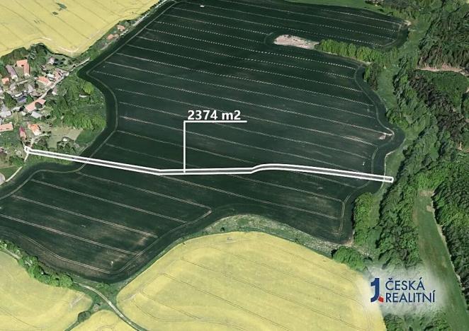 Prodej podílu pole, Chlístovice, 593 m2