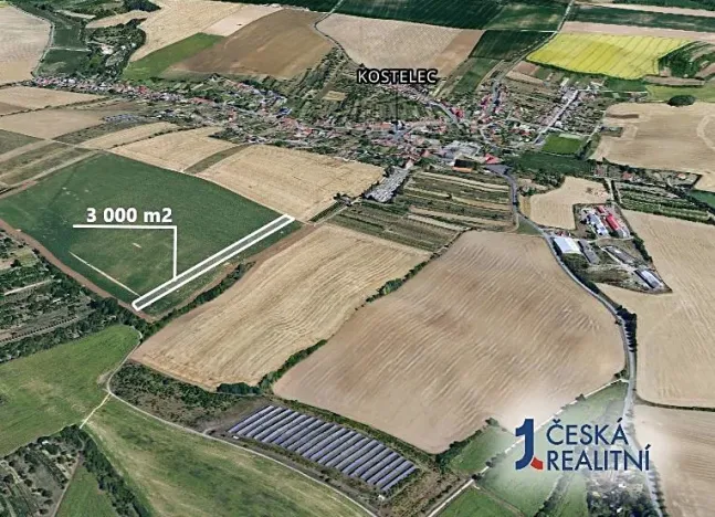 Prodej podílu pole, Kostelec, 600 m2