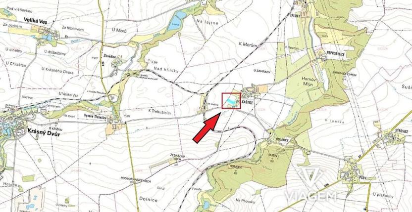 Prodej podílu pole, Podbořany, 934 m2