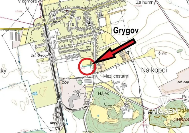 Prodej podílu pozemku pro bydlení, Grygov, 9 m2