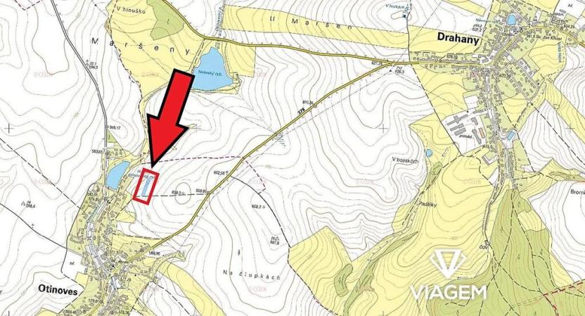 Prodej podílu pole, Otinoves, 263 m2