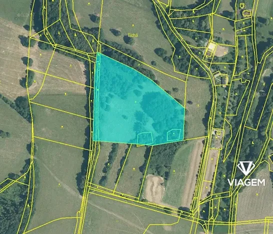 Prodej podílu pole, Tichá, 615 m2