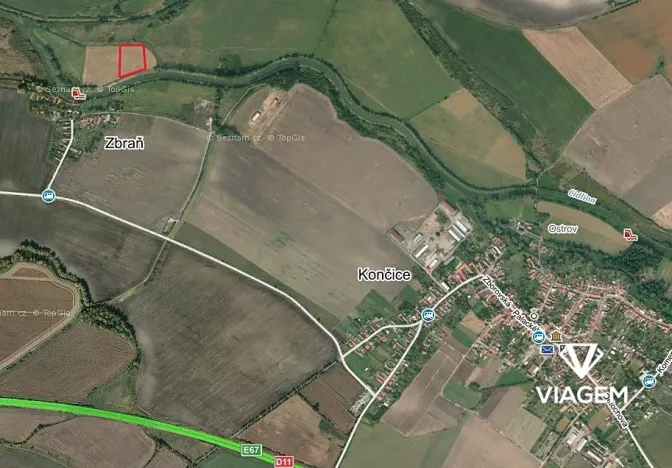 Prodej podílu pole, Žiželice, 571 m2