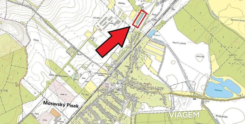 Prodej podílu pole, Moravský Písek, 126 m2