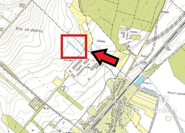 Prodej podílu pole, Moravský Písek, 364 m2