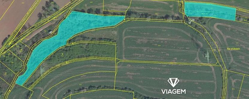 Prodej podílu pole, Hřivice, 1623 m2