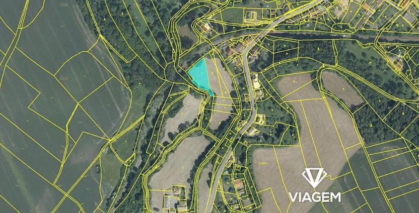 Prodej podílu pole, Rovensko pod Troskami, 535 m2