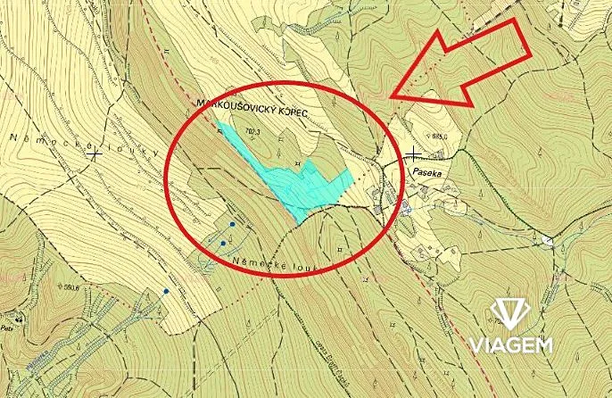 Prodej podílu pole, Radvanice, 3749 m2