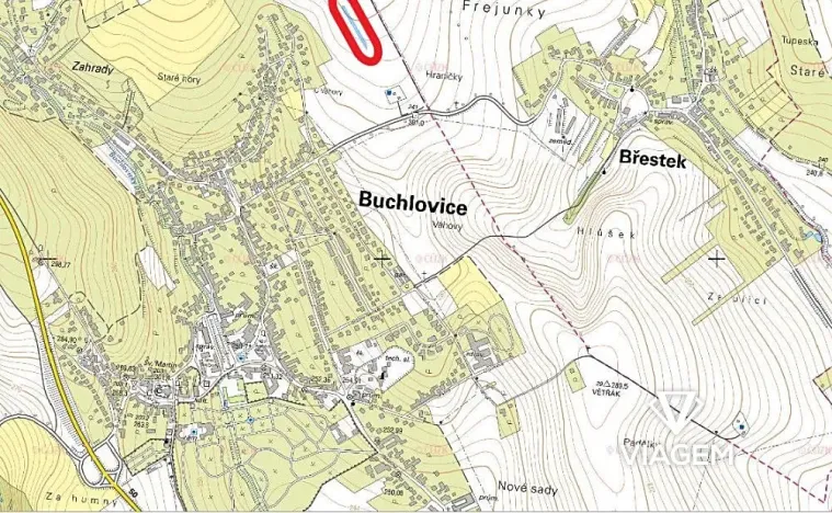 Prodej podílu pole, Buchlovice, 201 m2