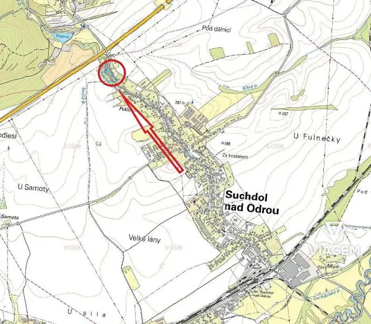 Prodej podílu lesa, Suchdol nad Odrou, 1572 m2