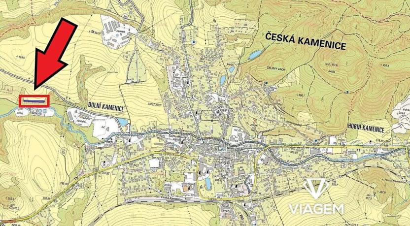 Prodej lesa, Česká Kamenice, 1247 m2