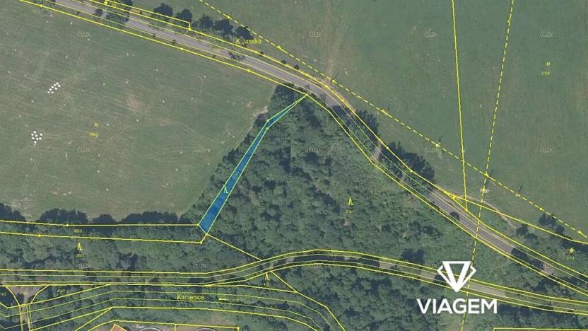 Prodej lesa, Česká Kamenice, 681 m2