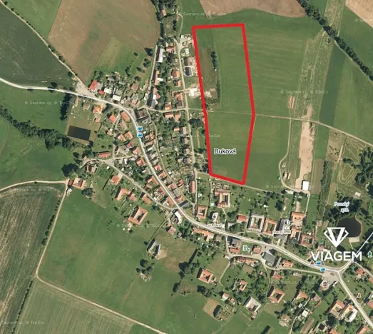 Prodej podílu pole, Buková, 997 m2