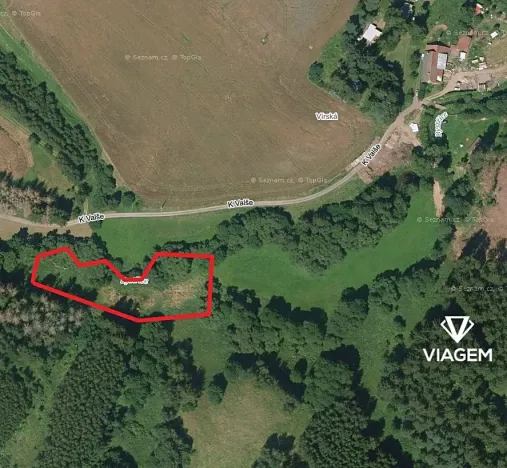 Prodej podílu pole, Bystřice nad Pernštejnem, 1817 m2