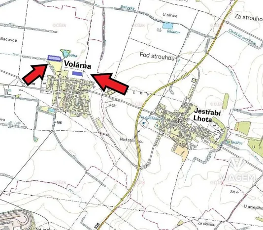 Prodej podílu pole, Volárna, 2514 m2