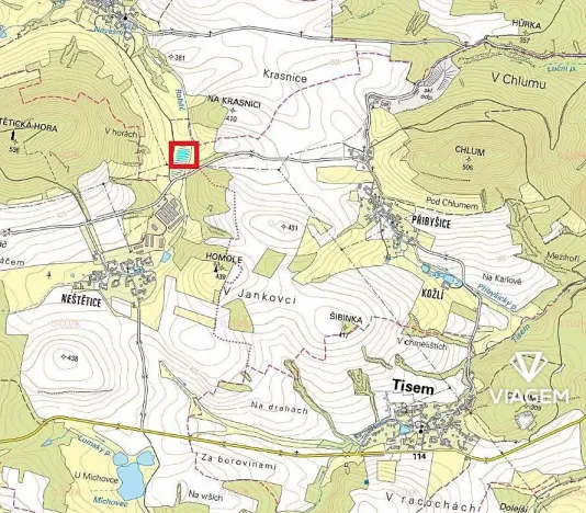 Prodej podílu zahrady, Neveklov, 2074 m2