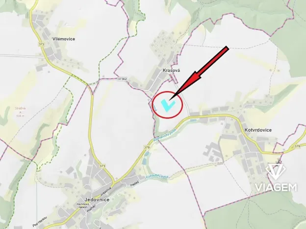 Prodej pole, Kotvrdovice, 13434 m2