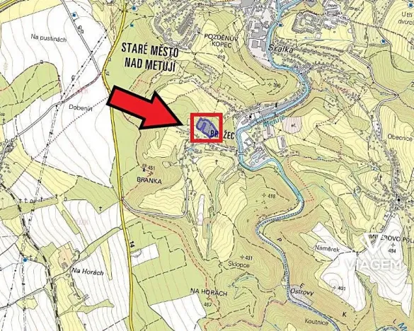 Prodej podílu lesa, Náchod, 6349 m2