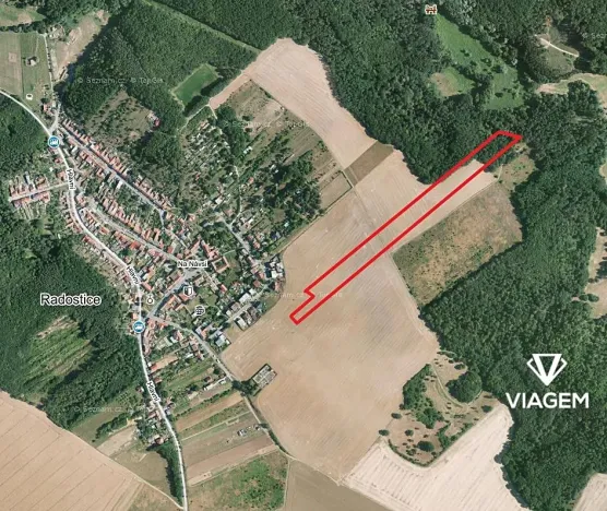 Prodej podílu pole, Radostice, 358 m2