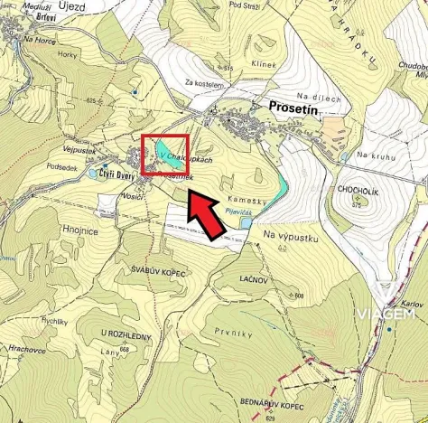 Prodej podílu pole, Prosetín, 3883 m2