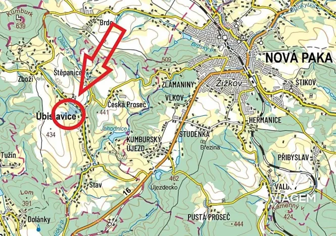 Prodej podílu pole, Úbislavice, 13966 m2