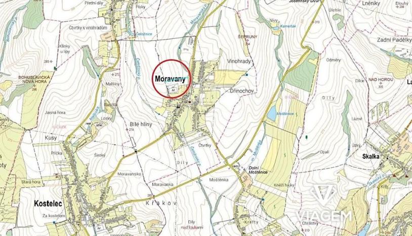 Prodej podílu pozemku pro bydlení, Moravany, 818 m2