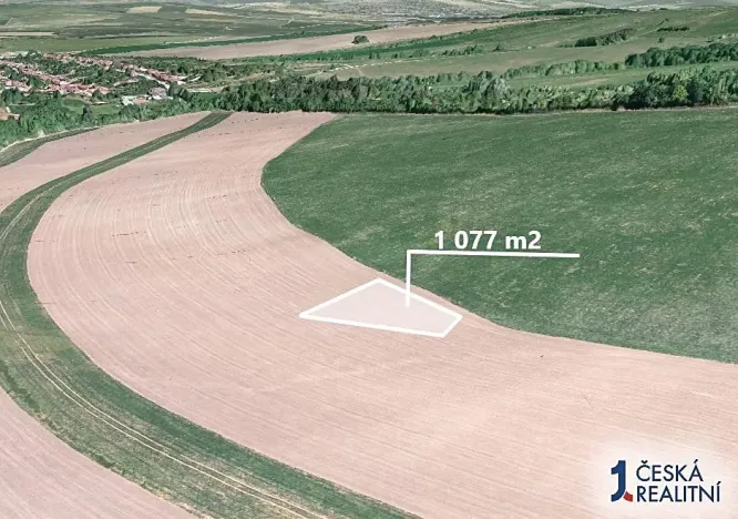 Prodej pole, Horní Němčí, 1077 m2