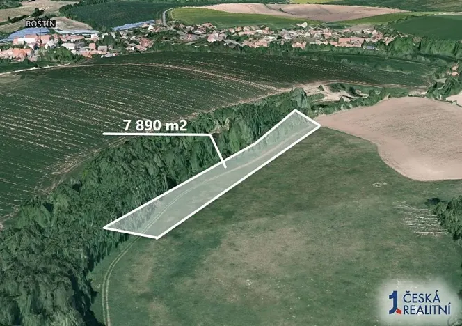 Prodej podílu pole, Roštín, 1315 m2