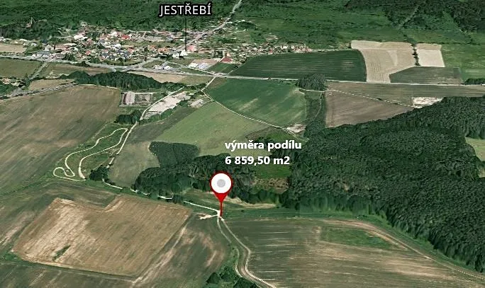 Prodej podílu pole, Jestřebí, 6859 m2