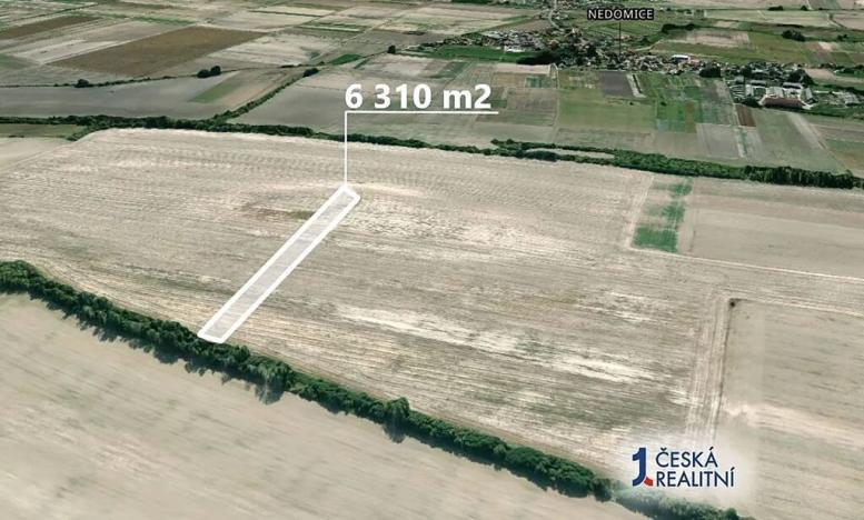 Prodej podílu pole, Všetaty, 3155 m2