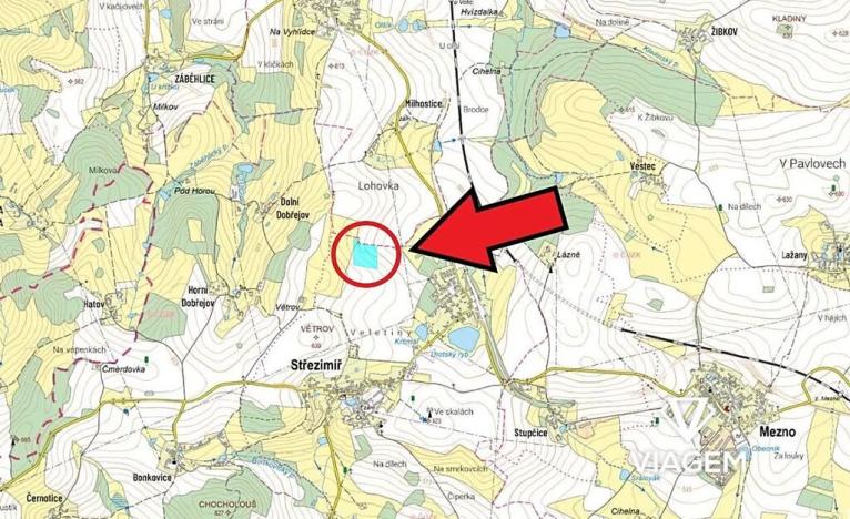 Prodej podílu pole, Střezimíř, 15264 m2