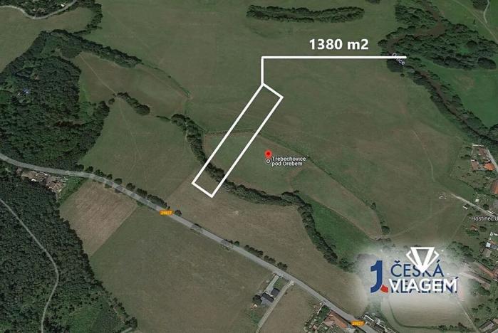 Prodej podílu pole, Třebechovice pod Orebem, 1380 m2