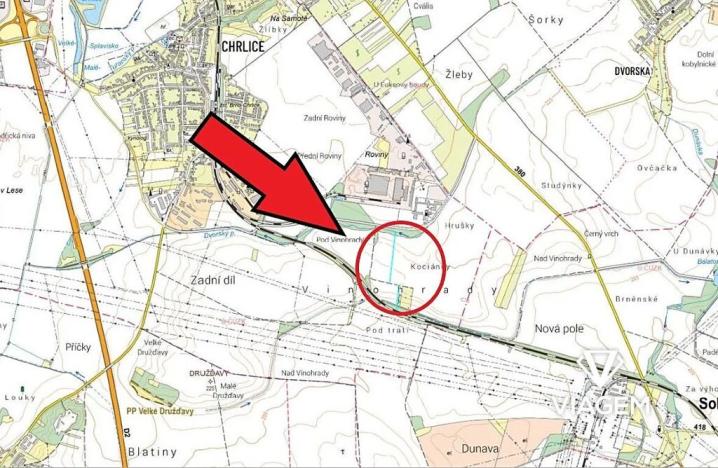 Prodej podílu pole, Brno, 622 m2