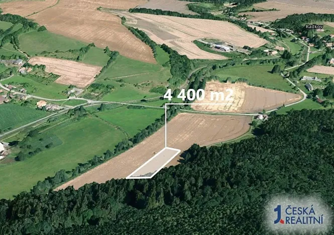 Prodej pole, Rozstání, 4400 m2