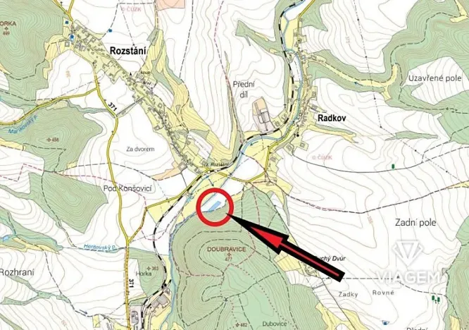 Prodej pole, Rozstání, 4400 m2