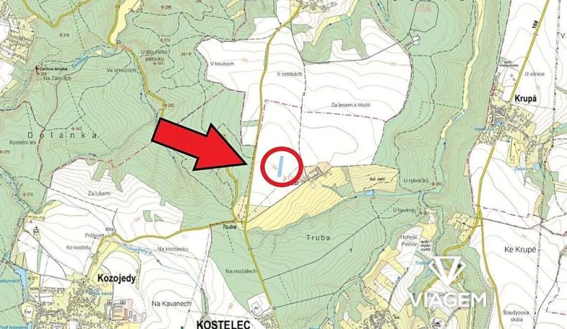 Prodej podílu pole, Kostelec nad Černými lesy, 1506 m2