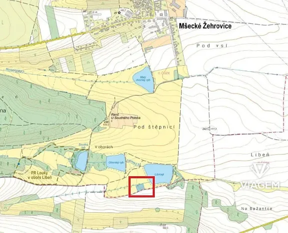 Prodej pole, Mšecké Žehrovice, 2592 m2