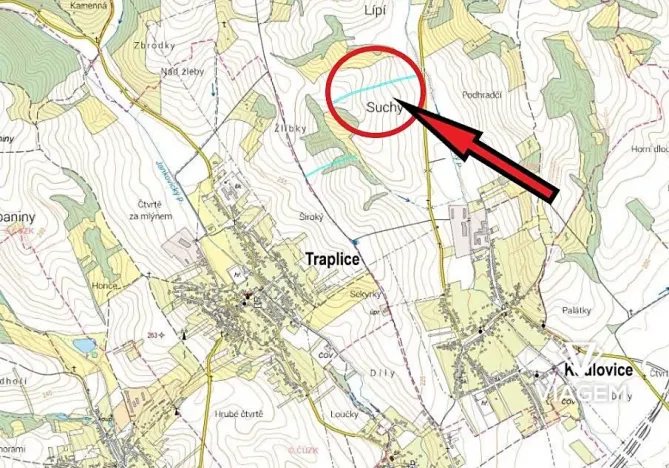 Prodej podílu pole, Kudlovice, 1454 m2